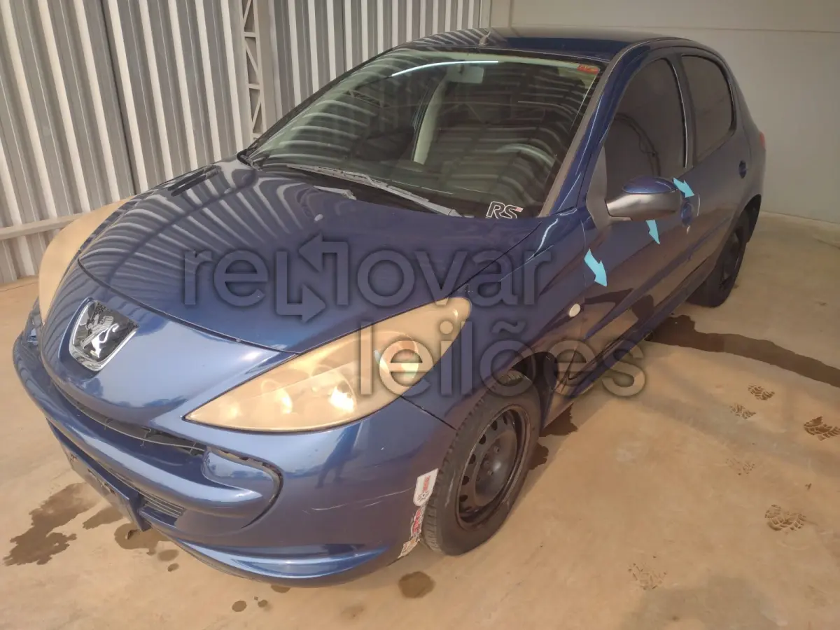 LOTE 035 - PEUGEOT 207HB XR - ANO 2008/2009 - COMPLETO - SICREDI RAIZES - PASSAGEM POR LEILÃO E INDICIO DE SINISTRO