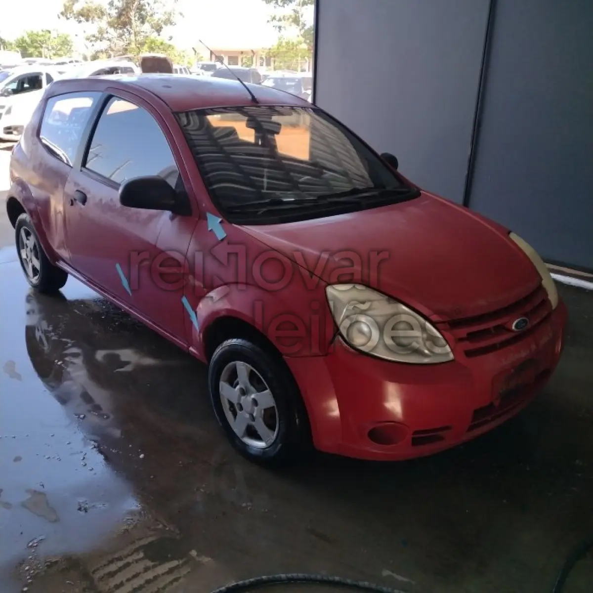 LOTE 006 - FORD KA FLEX - ANO 2009/2009 - PASSAGEM POR LEILÃO E INDICIO DE SINISTRO