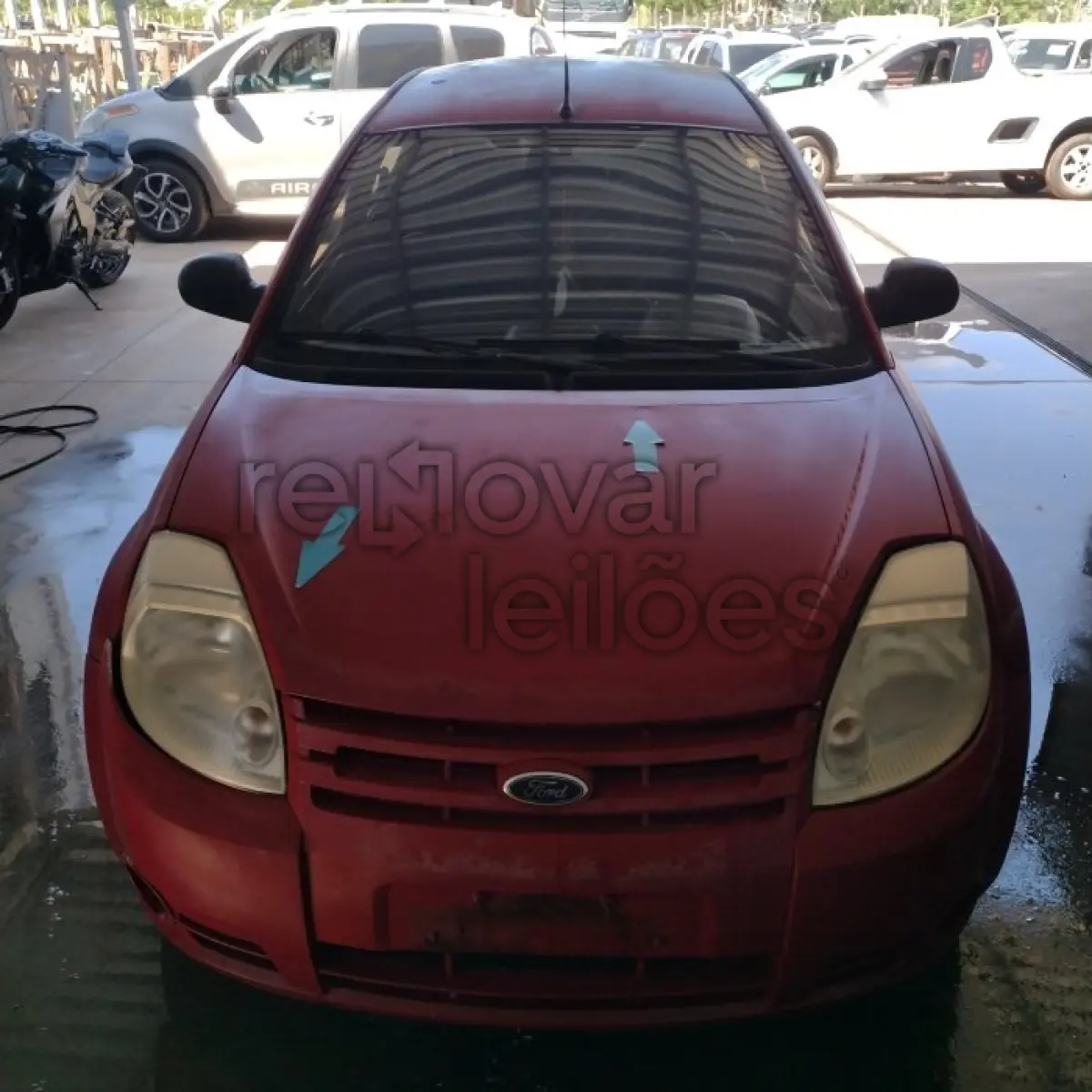 LOTE 006 - FORD KA FLEX - ANO 2009/2009 - PASSAGEM POR LEILÃO E INDICIO DE SINISTRO