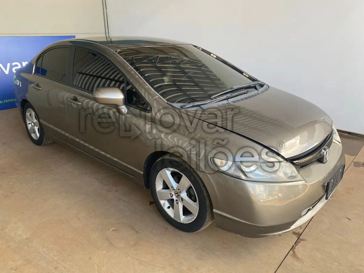 LOTE 012 - HONDA CIVIC LXS - ANO 2008/2008 - COMPLETO