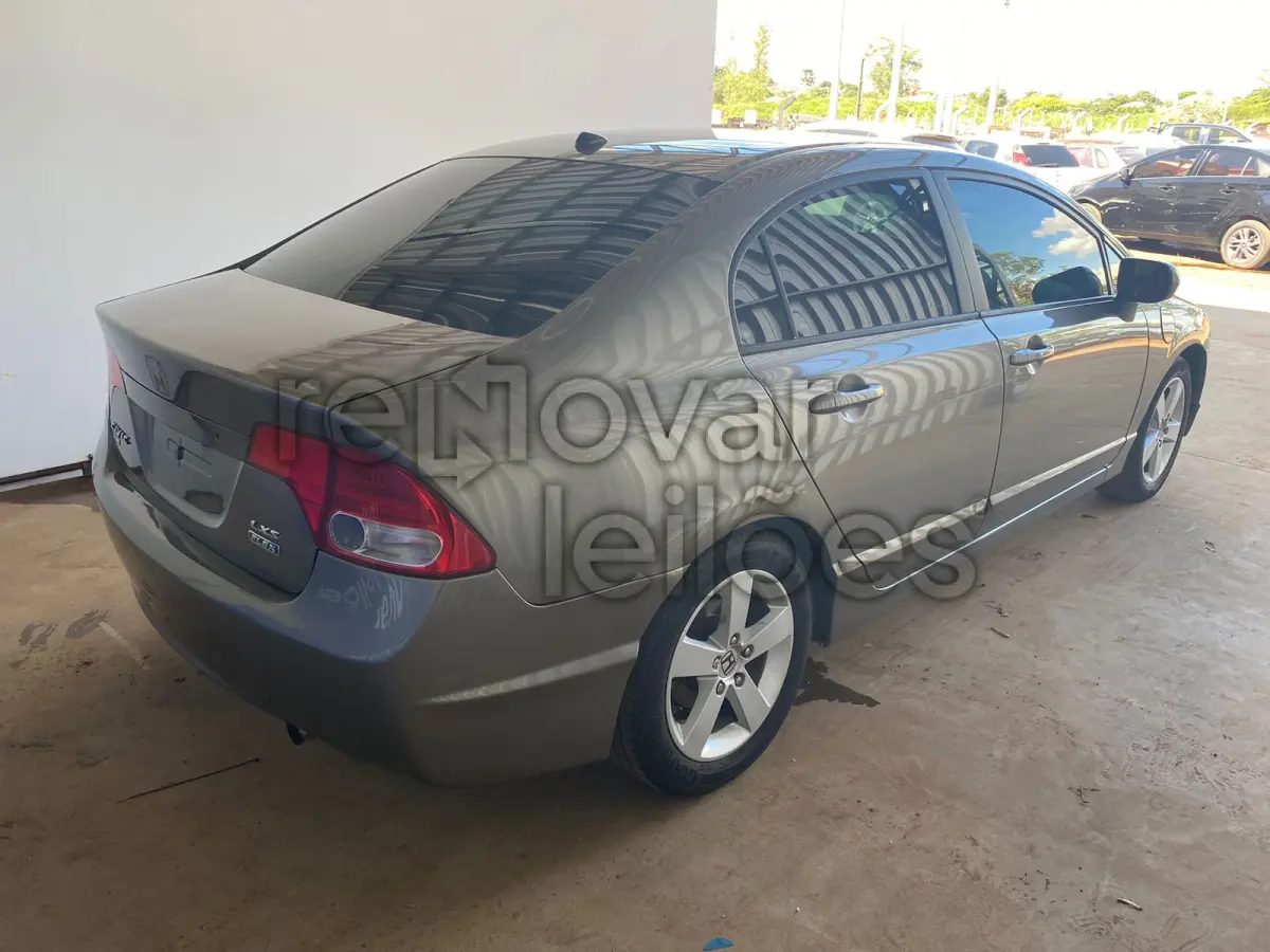 LOTE 012 - HONDA CIVIC LXS - ANO 2008/2008 - COMPLETO