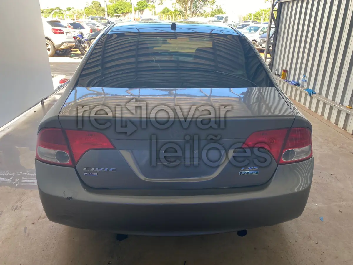 LOTE 012 - HONDA CIVIC LXS - ANO 2008/2008 - COMPLETO