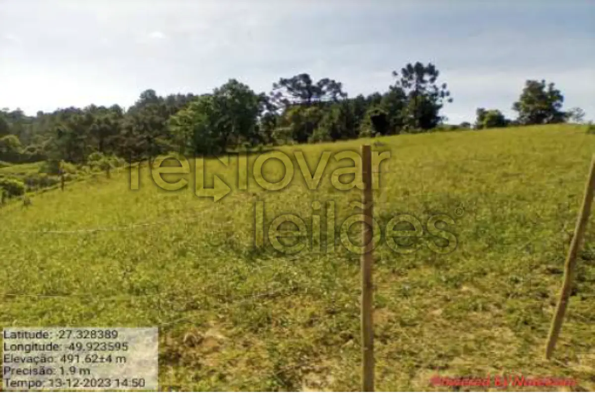 LOTE 001 - ÁREA RURAL DE 12,500 HA / BRAÇO DO TROMBUDO - SC