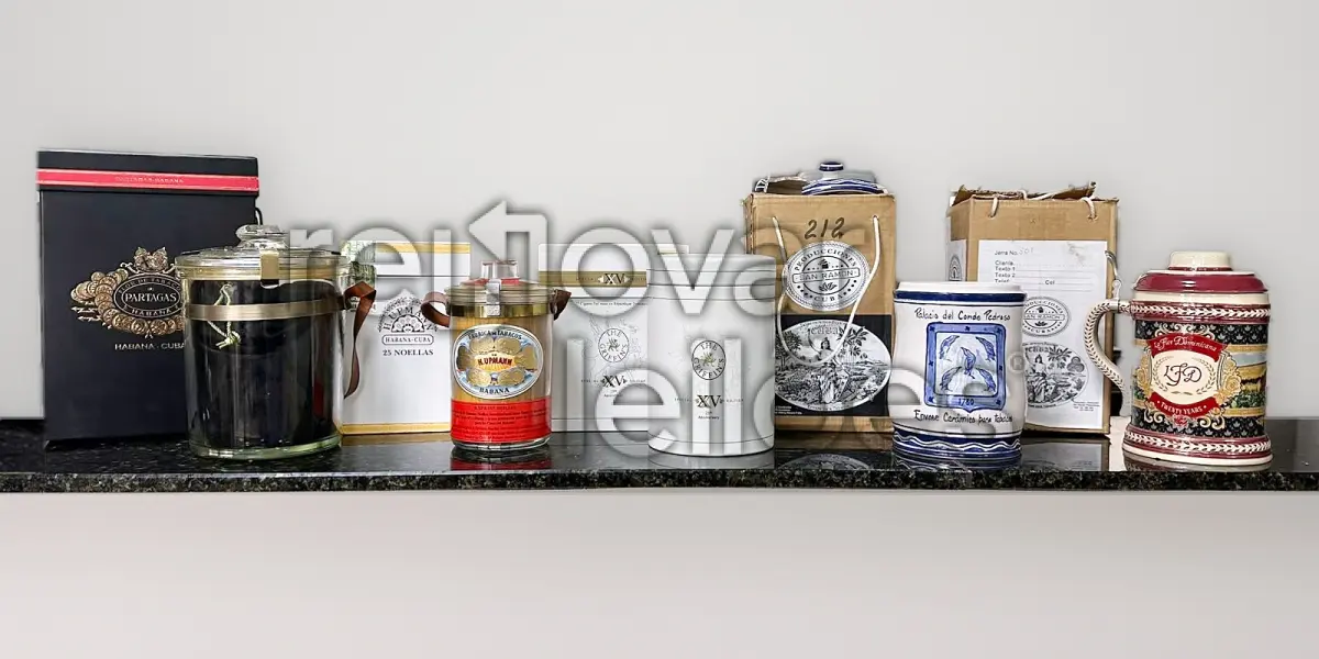 LOTE 001 - COLEÇÃO PREMIUM - CHARUTOS E WHISKIES (55 caixas)