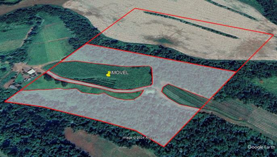 ÁREA RURAL COM 66.200,00m² / DENTRO DE MAIOR ÁREA / DISTRITO DE FARINHAS / ALPESTRE - RS, localizado em Alpestre - RS