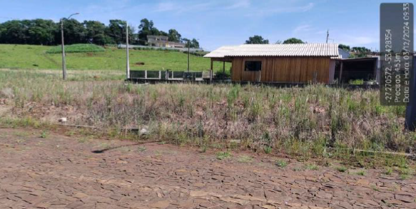 IMÓVEL URBANO, COM ÁREA DE 307,50M², SEM BENFEITORIAS, NA CIDADE DE CAIÇARA - RS, localizado em Caiçara - RS