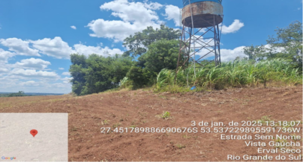 FRAÇÃO DE TERRAS DE PARTE DO LOTE Nº 37 DE 99.062,50 M² / SEM BENFEITORIAS / LINHA BARRA / INTERIOR DE ERVAL SECO - RS, localizado em Erval Seco - RS