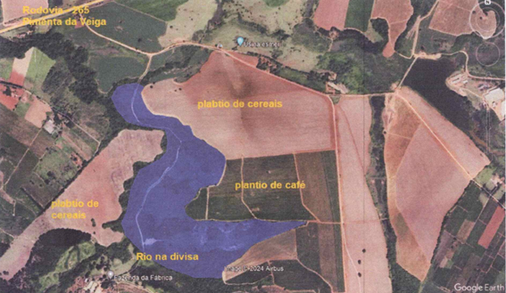ÁREA RURAL COM 40.19,71 HA / SEM BENFEITORIAS / FAZENDA SÃO JOÃO / COQUEIRAL - MG, localizado em Coqueiral - MG