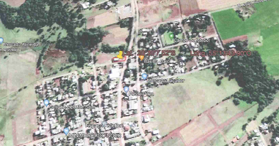 TERRENO COM ÁREA SUPERFICIAL DE 850M² / ACESSO A SANTO ANTÔNIO DAS MISSÕES / COM BENFEITORIAS NÃO AVERBADAS - GALPÃO COMERCIAL DE 200M² / EM ALVENARIA E BOM ESTADO DE CONSERVAÇÃO / ATUALMENTE OCUPADO , localizado em Santo Antônio Das Missões - RS