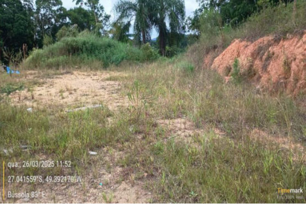 TERRENO (LOTE) Nº 05 COM 798,93M² / APIÚNA – SC, localizado em Apiúna - SC