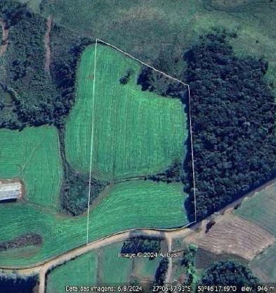 ÁREA SEM BENFEITORIAS COM 4,2833 HA/ “CHÁCARA ANDRADE” RIO MANSINHO / FRAIBURGO- SC, localizado em Fraiburgo - SC
