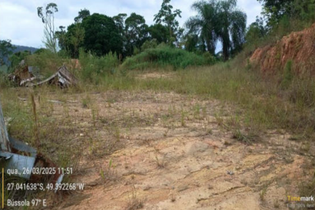 TERRENO (LOTE) Nº 05 COM 798,93M² / APIÚNA – SC, localizado em Apiúna - SC