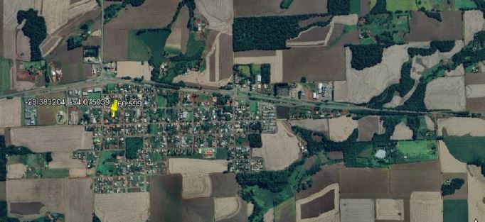 TERRENO URBANO COM ÁREA DE 675M² / RUA JOSÉ FISCHER / MATRÍCULA 60.599 / CENTRO DE CORONEL BARROS - RS, localizado em Coronel Barros - RS