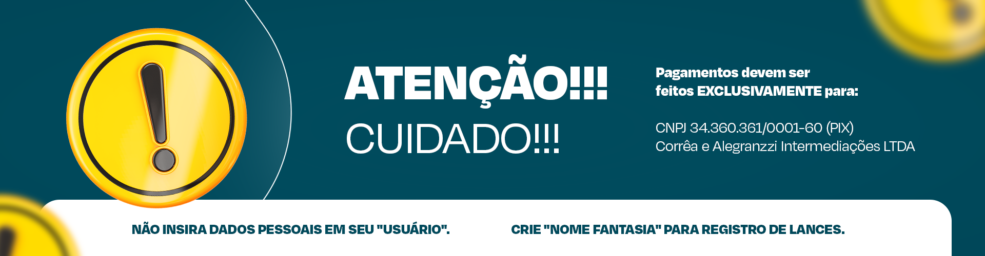 ATENÇÃO!