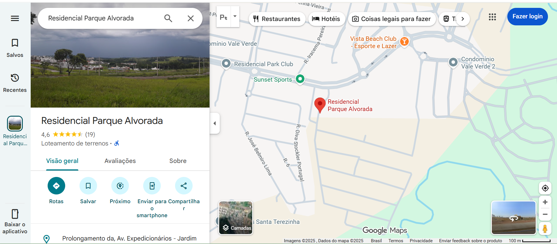 Lote Nº 9 Com 250m² / Loteamento Residencial Parque Alvorada / Passos - Mg, localizado em Passos - MG