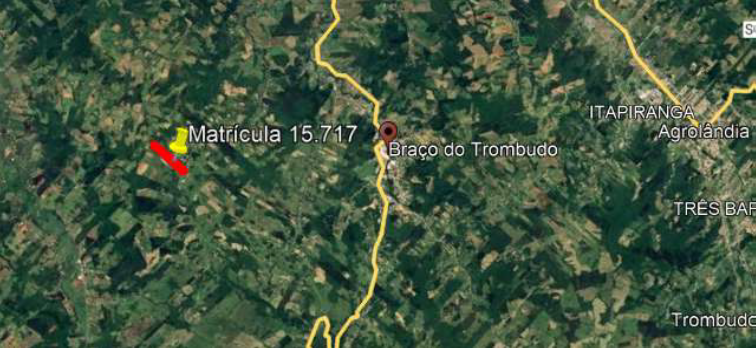 Área Rural De 12,500 Ha / Braço Do Trombudo - Sc, localizado em Braço Do Trombudo - SC, bairro Ribeirão Vitória