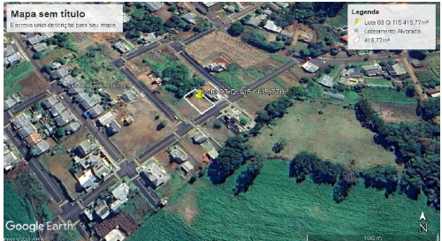 Lote Urbano C/ 415,77 M²/ Serra Alta - Sc, localizado em Serra Alta - SC