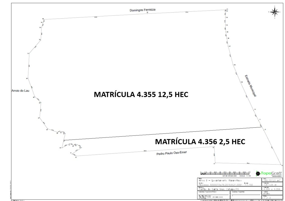 Área Rural C/ 12,5 Hec - Catuípe / Rs, localizado em Catuípe - RS