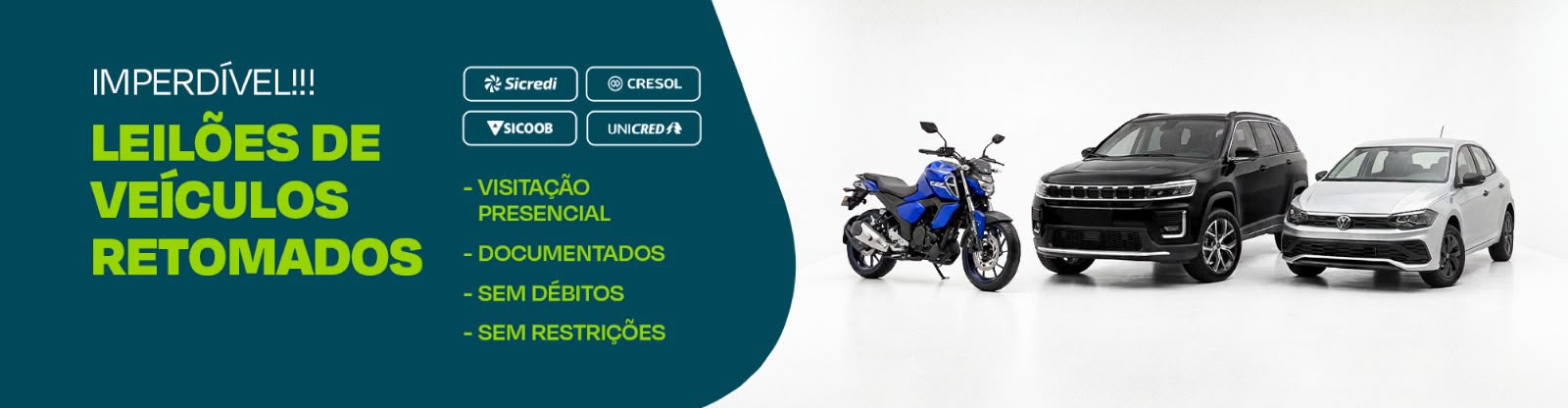 LEILÃO DE RETOMADOS