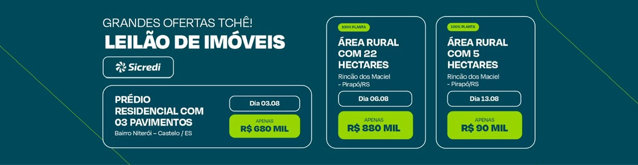 LEILÃO DE IMÓVEIS SECREDI
