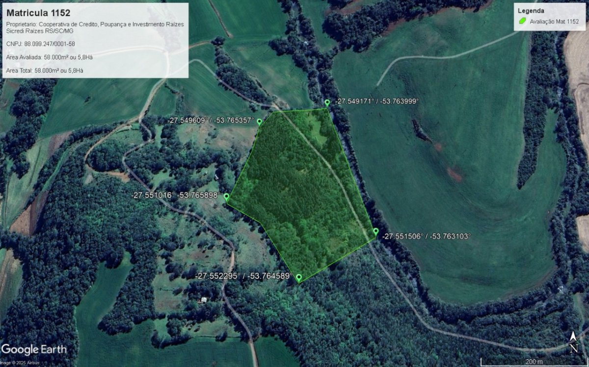 Imagem do imóvel Área Rural C / 5,8 Hec - Braga / Rs