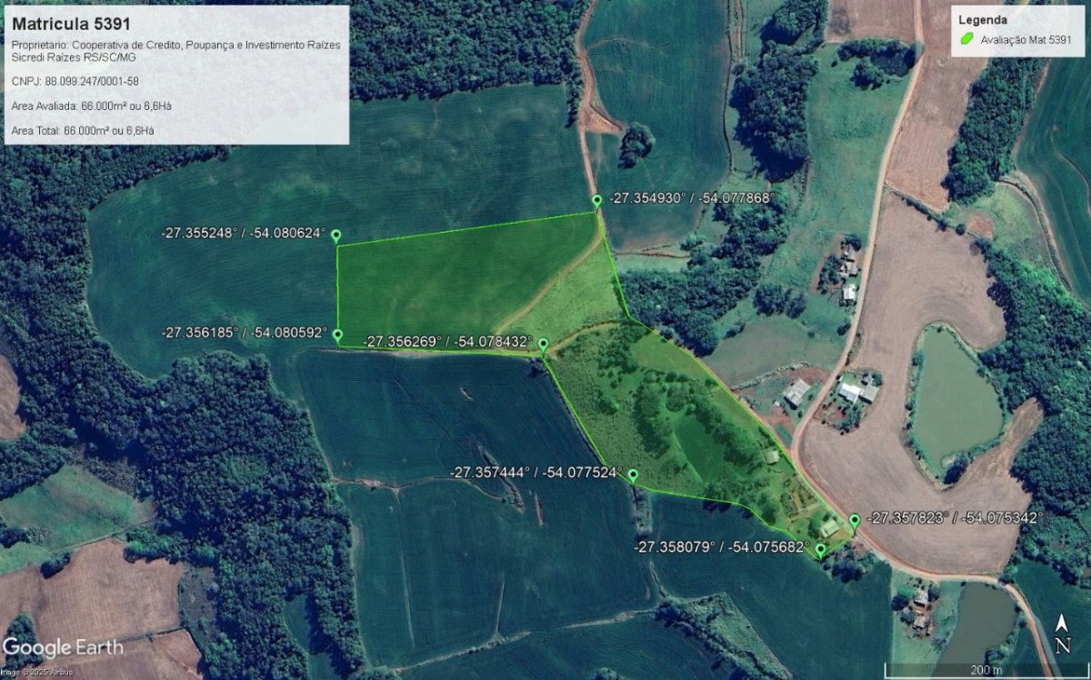 Imagem do imóvel Área Rural C / 6,6 Hec - Tiradentes Do Sul / Rs