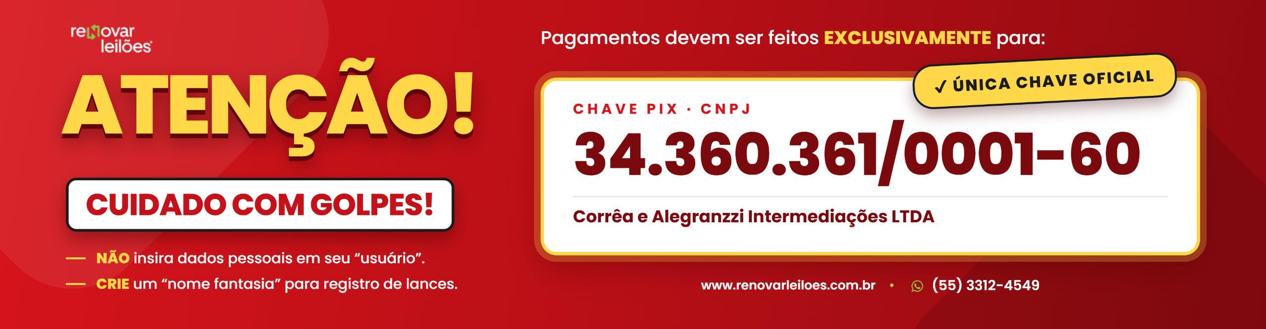 ATENÇÃO